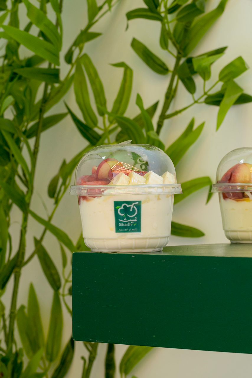 Yogurt with Natural Honey and Fruits