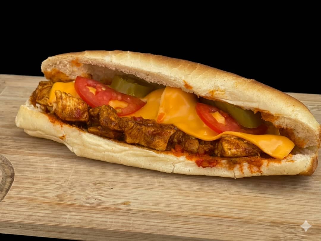 Fried Chicken Sandwich - Panini Bread