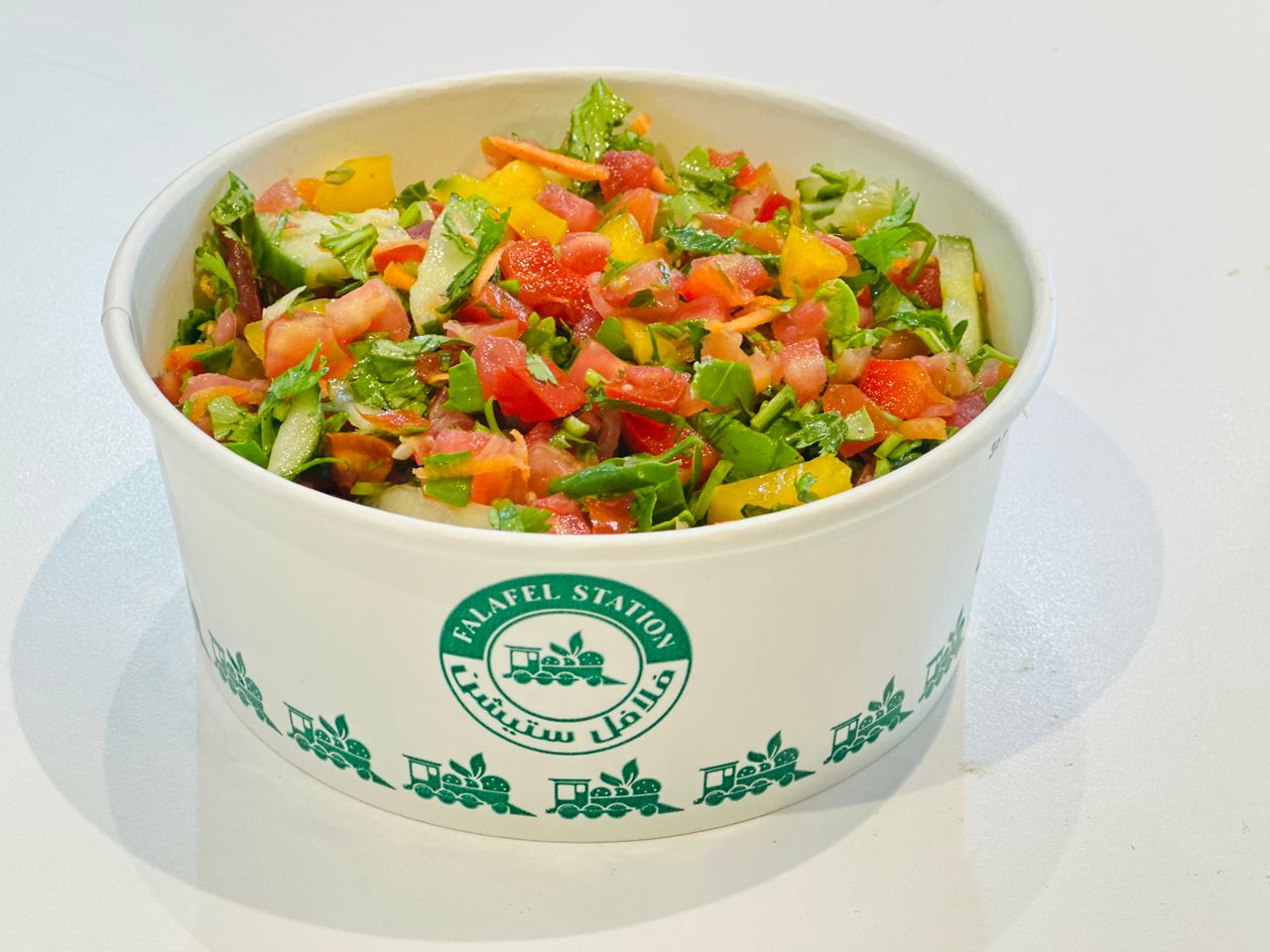 Jumbo Arabic salad plate