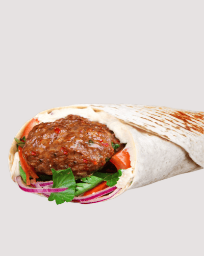 ساندوتش كباب لحم