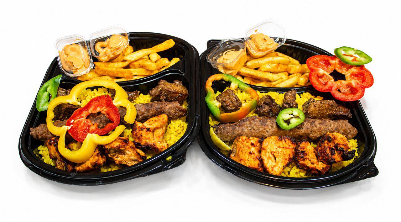 Mixed grill meal - 6 skewers