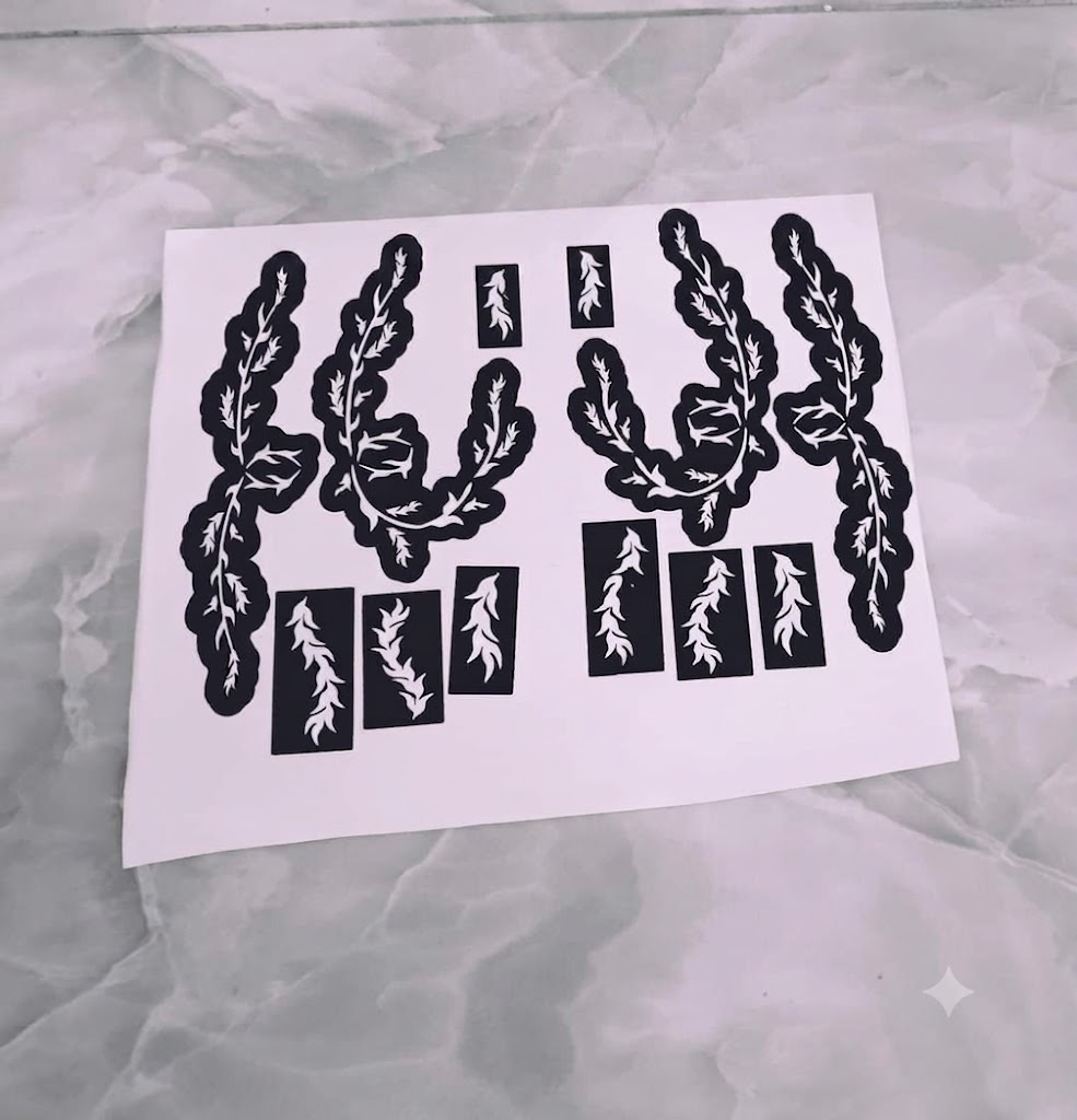 Arabic Hand Tattoo Sticker