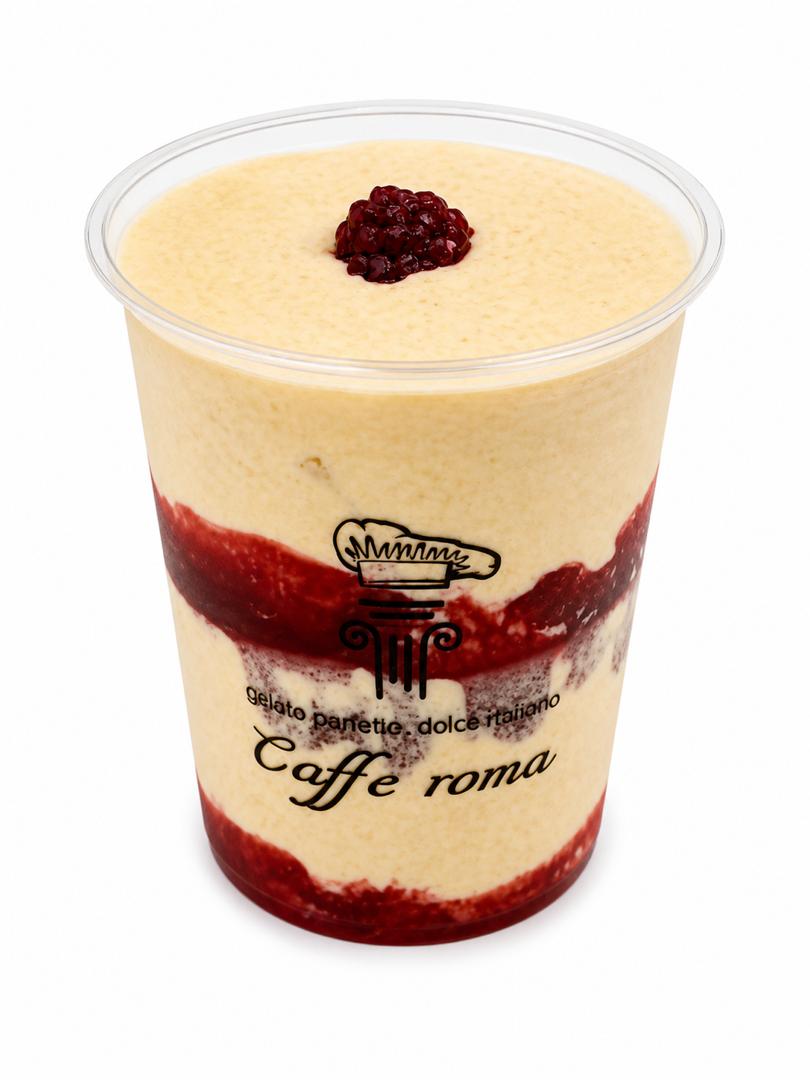 Cheesecake cherry milkshake