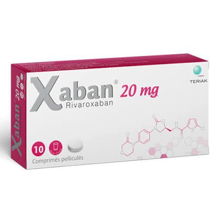 Xaban 20mg tablets