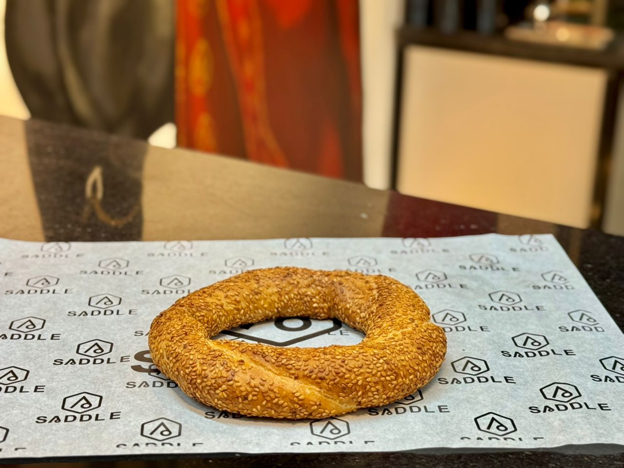 Turkish Simit with Cheese