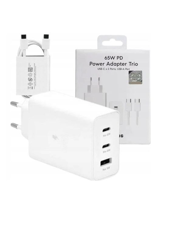 Samsung Power Adapter - Samsung 65W PD Power Adapter Trio