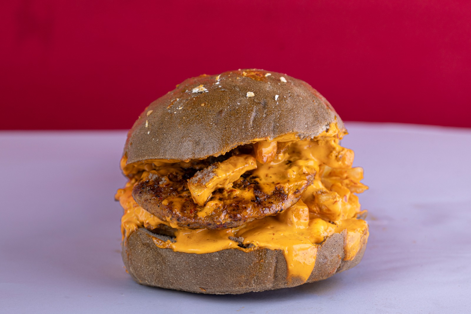 Double Oatmeal Chicken Burger