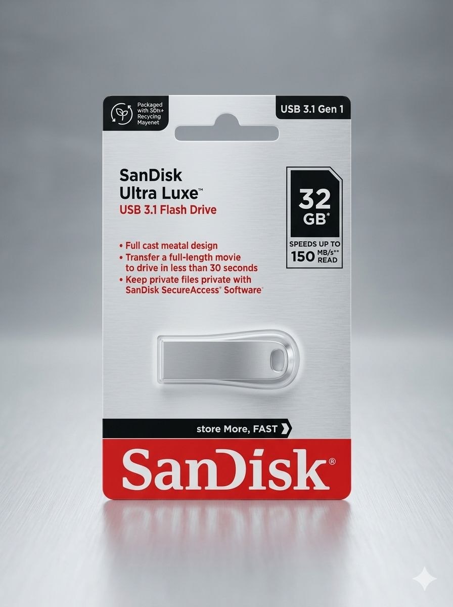 SanDisk Ultra Luxe USB 3.1 32GB flash drive