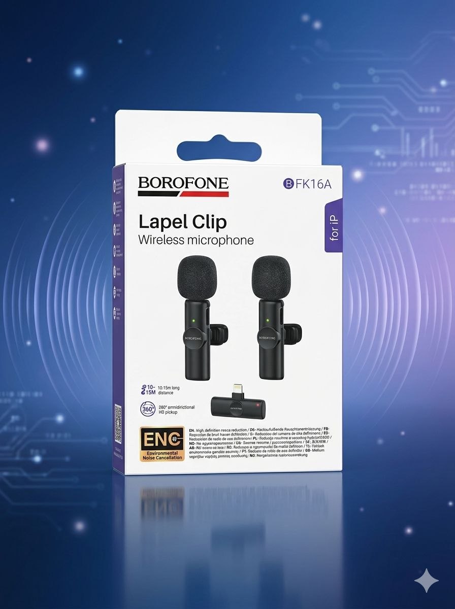 Dual wireless microphone - BOROFONE