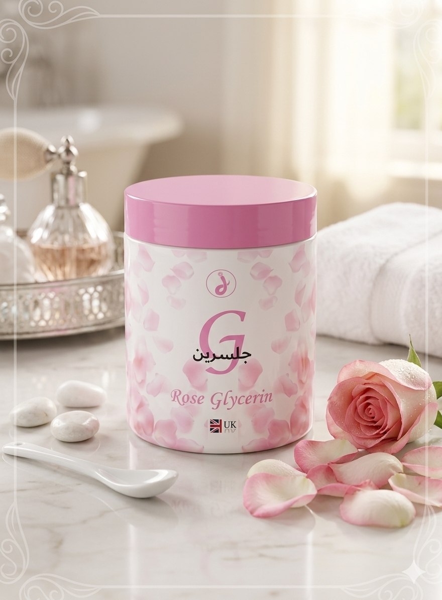 كريم جليسرين بالورد حجم كبير (Rose Glycerin)