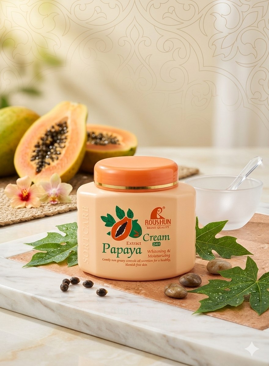 كريم ريوشون المبيض والمرطب (Roushun Papaya Cream)
