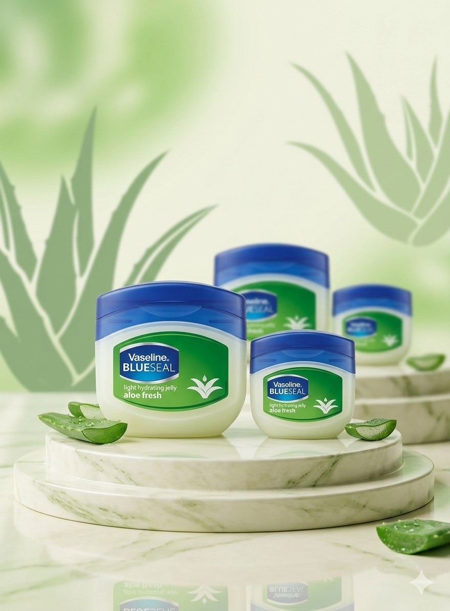 فازلين جلي الصبار المنعش (Aloe Fresh) 100ml