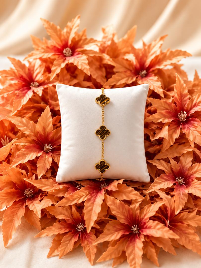 Van Cleef Design Bracelet - Brown Color
