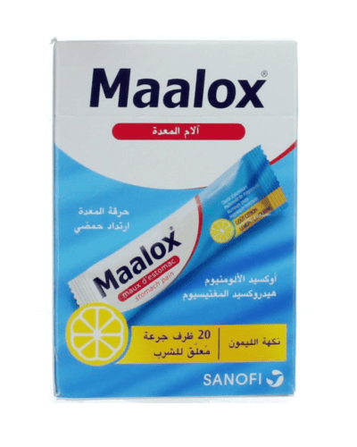 Maalox oral suspension sachets - box