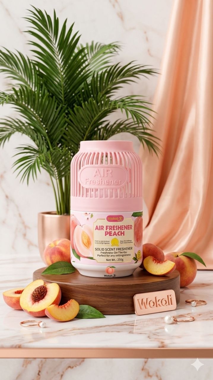 معطر الجو الصلب برائحة الخوخ  Wokali – وزن 250 جرام