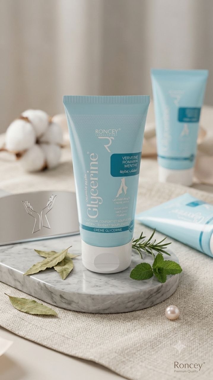 Roncey Glycerine Cream (Verveine Romarin Menthe) كريم