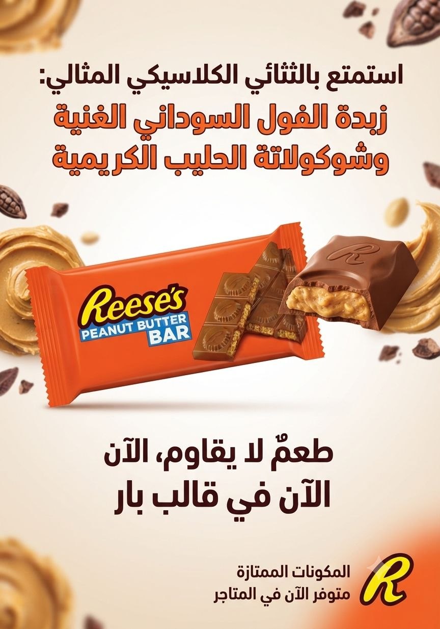 Reeses bar chocolate - Peanut butter