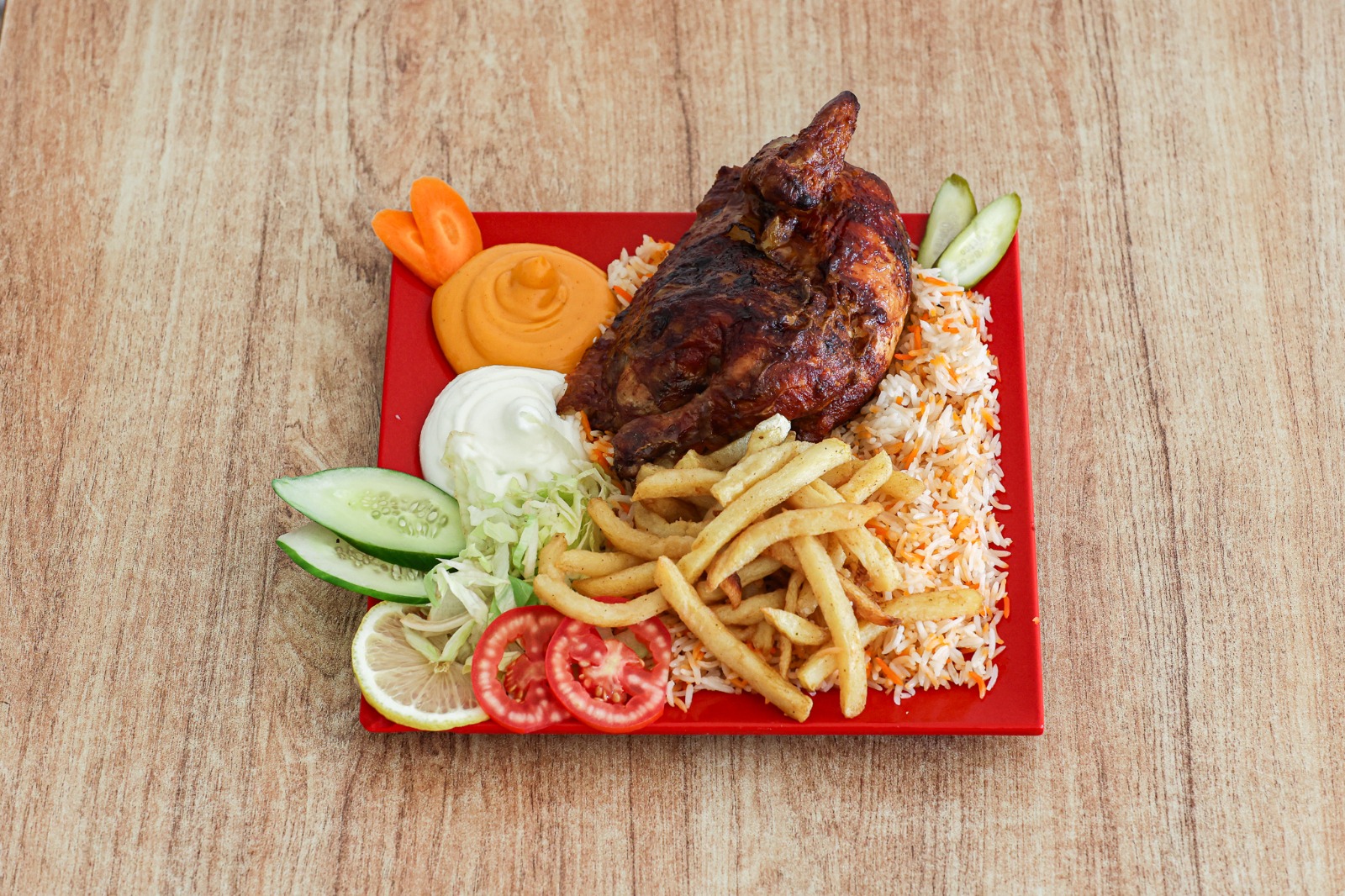 Quarter Grilled Chicken Meal