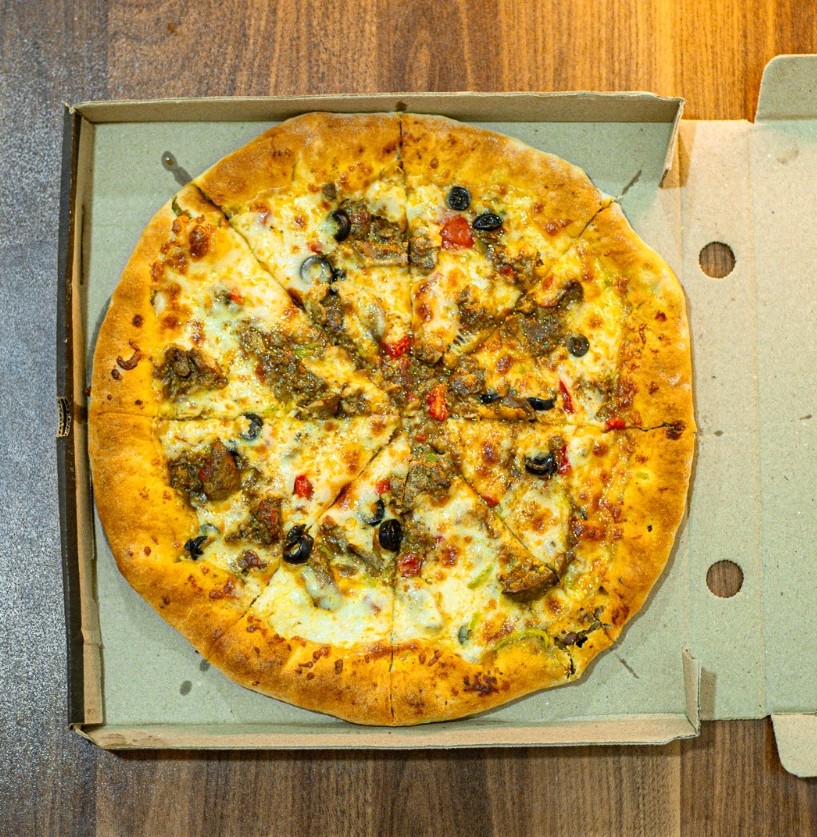 Stuffed Crust Pizza with Liver