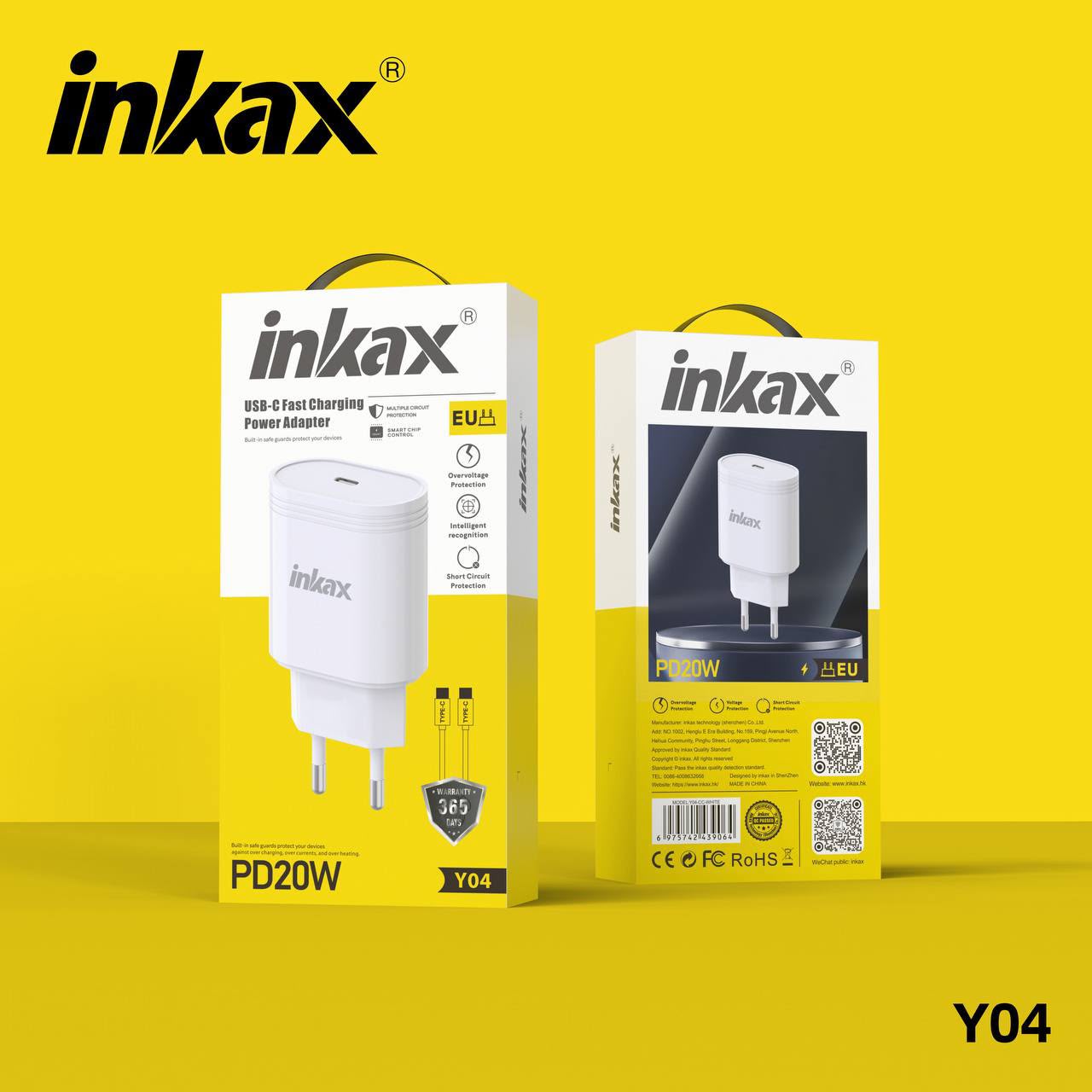Type-C Charger inkax PD20W