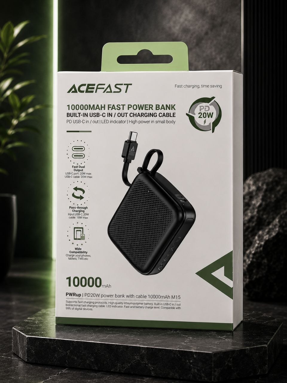 ACEFAST Fast Charging Power Bank Capacity: 10000
