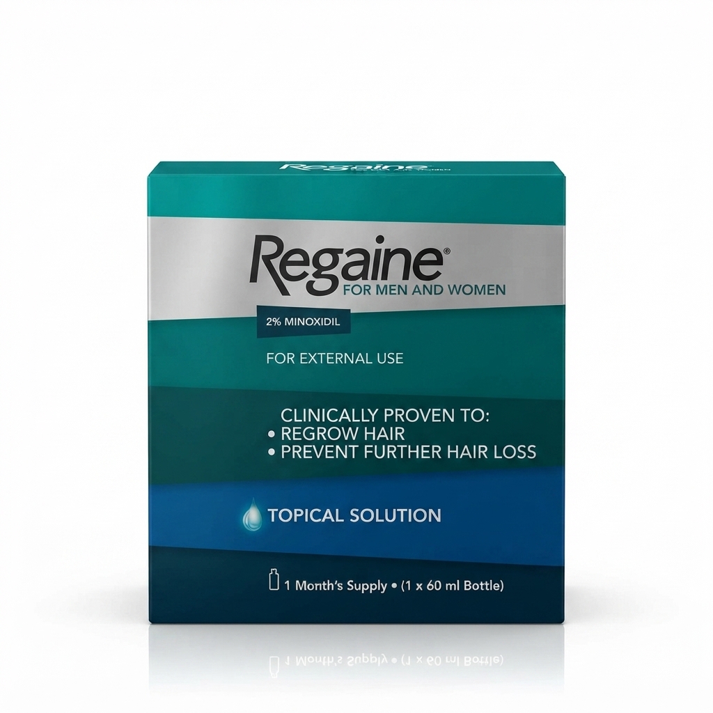 Regaine For Men and Women 2% Minoxidil Topical Solution