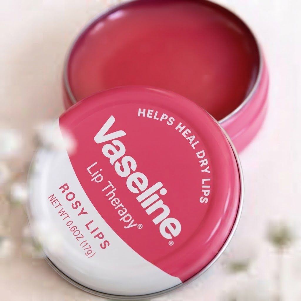 Vaseline lip balm pink