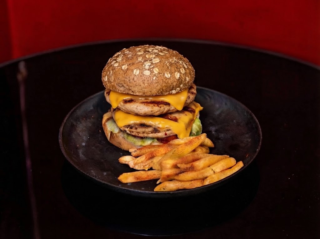 Double Oatmeal Chicken Burger
